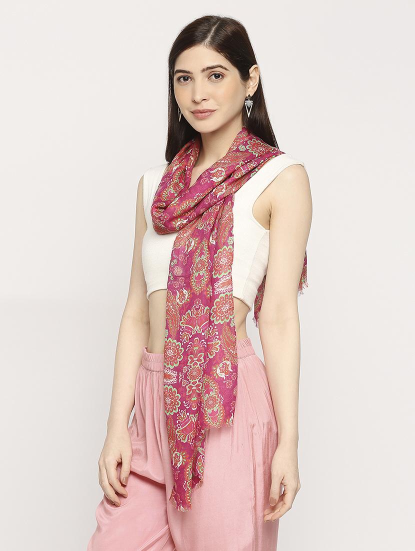 women printed everyday wrap scarf - 21631483 - Standard Image - 2