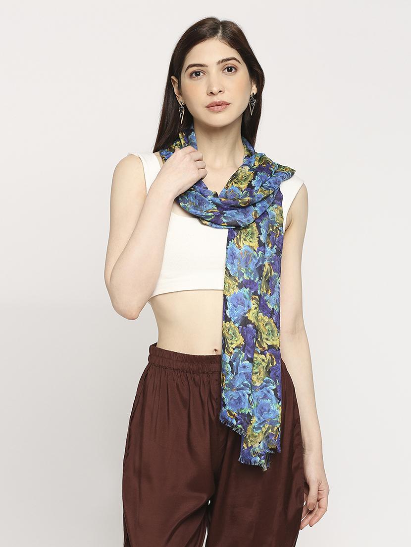 women printed everyday wrap scarf - 21631485 - Zoom Image - 0