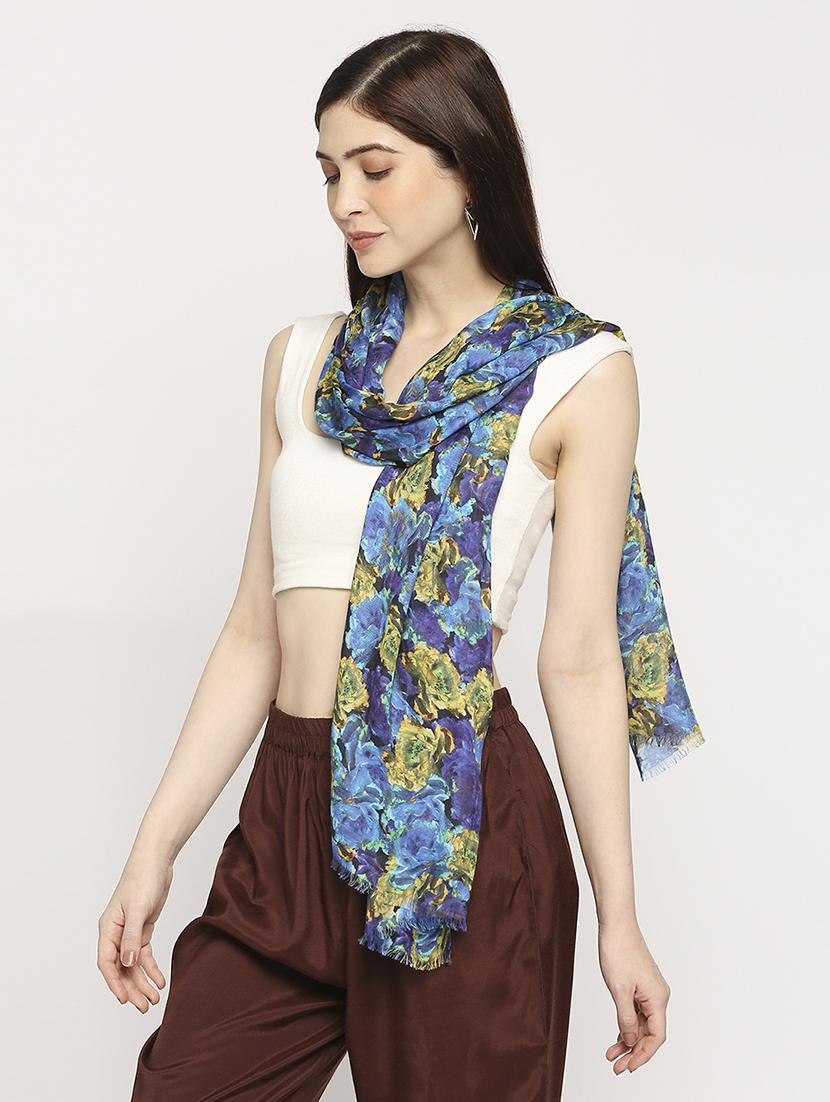 women printed everyday wrap scarf - 21631485 - Standard Image - 2