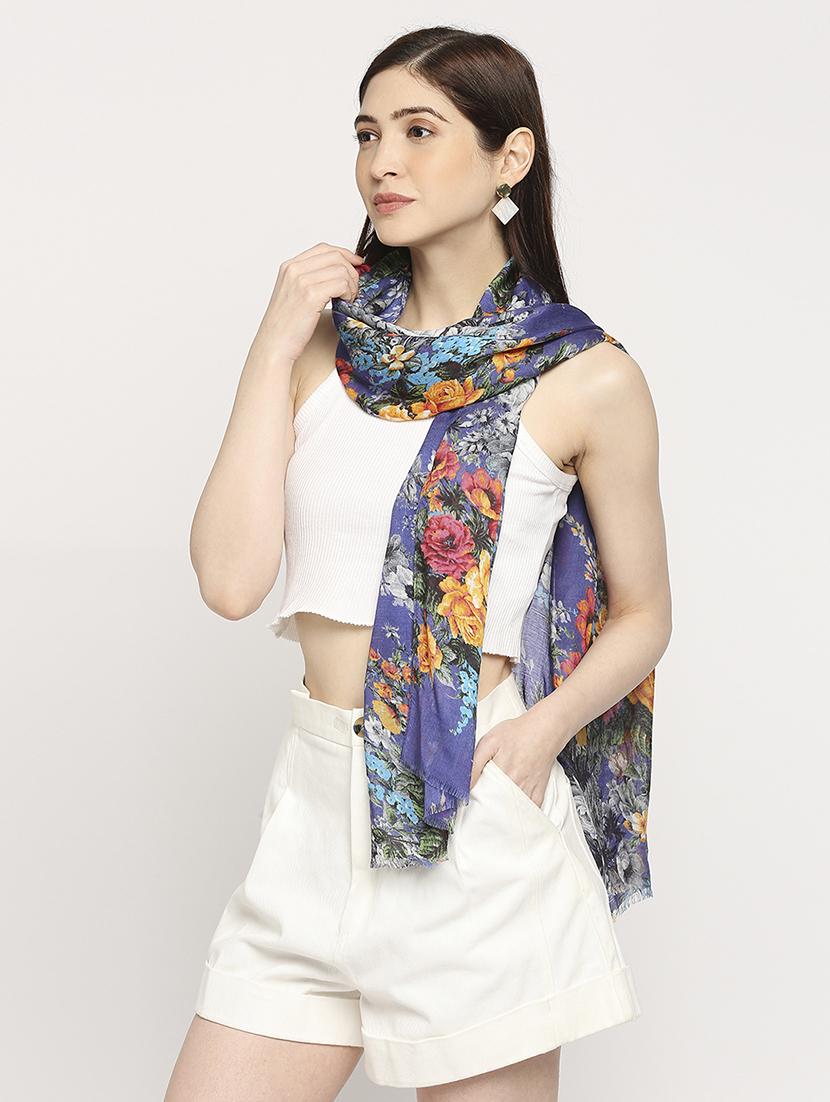 women printed everyday wrap scarf - 21631486 - Standard Image - 2
