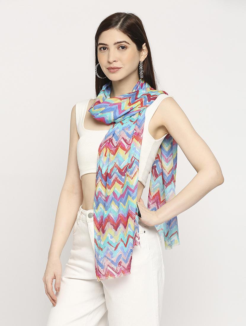 women printed everyday wrap scarf - 21631490 - Standard Image - 2