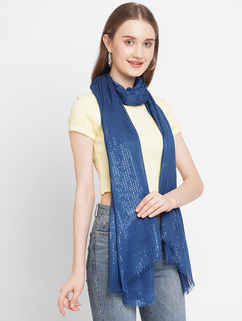women self design everyday wrap scarf - 21631492 - Standard Image - 2