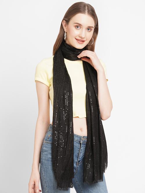 women sequins work everyday wrap scarf - 21631495 - Standard Image - 0