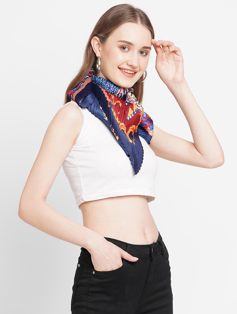 women printed everyday wrap scarf - 21631499 - Standard Image - 2