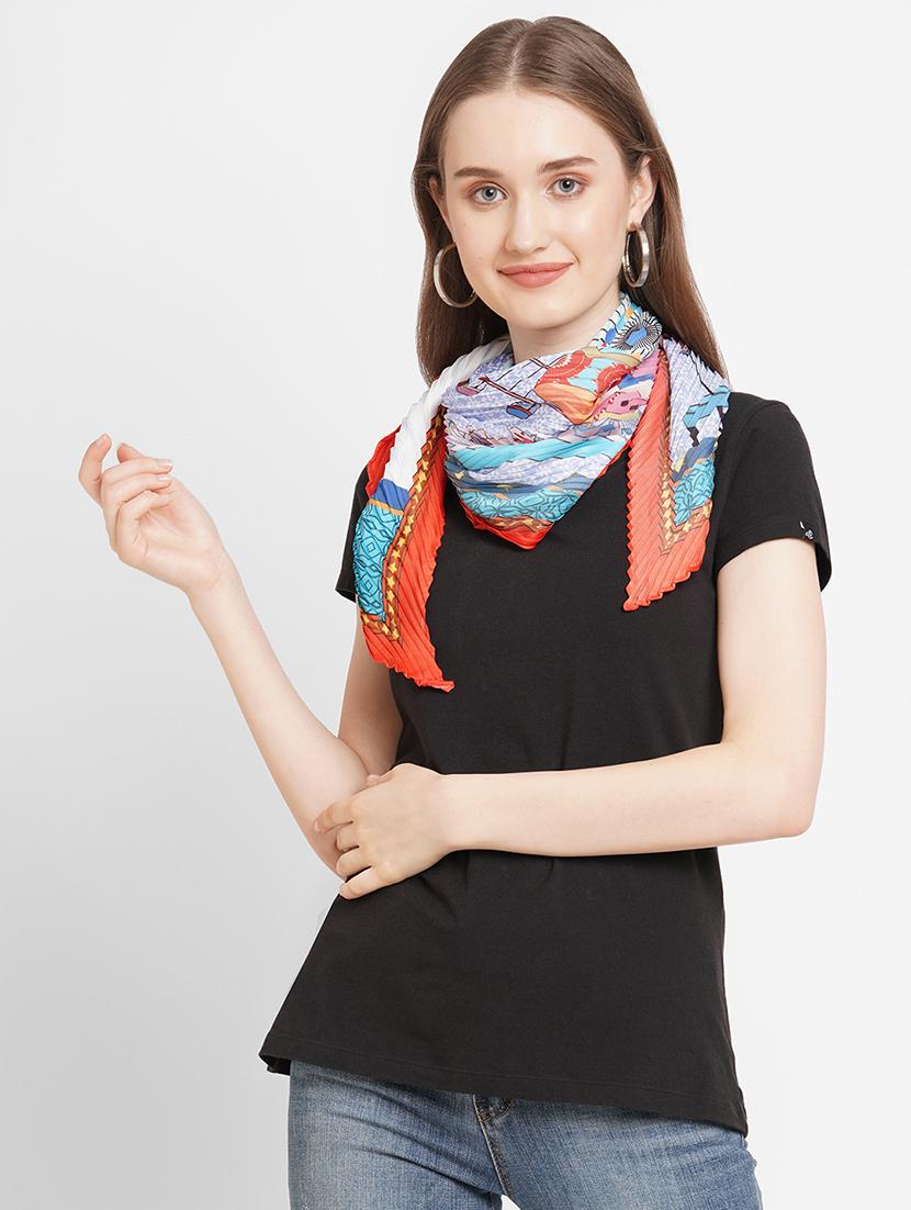 women printed everyday wrap scarf - 21631501 - Zoom Image - 0
