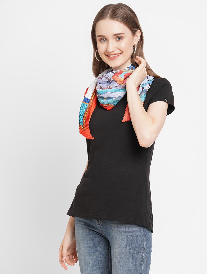 women printed everyday wrap scarf - 21631501 - Standard Image - 2