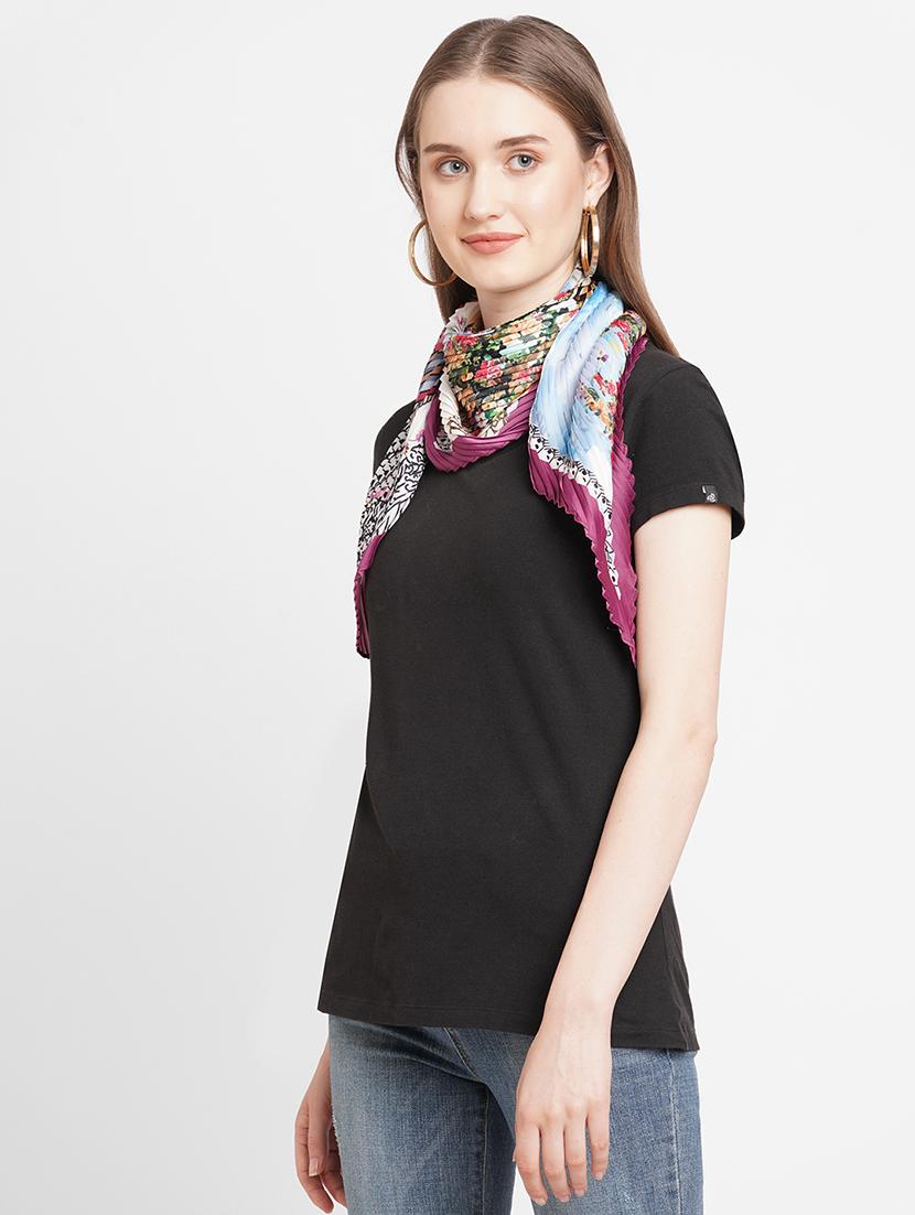 women printed everyday wrap scarf - 21631502 - Standard Image - 2