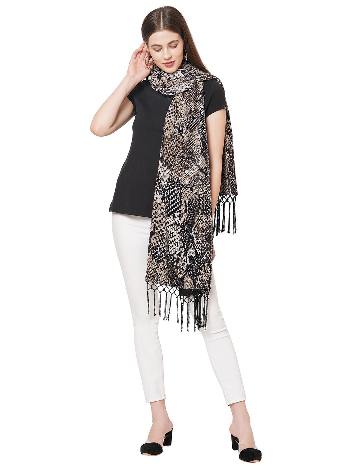 women printed everyday wrap scarf - 21631521 -  Zoom Image - 0