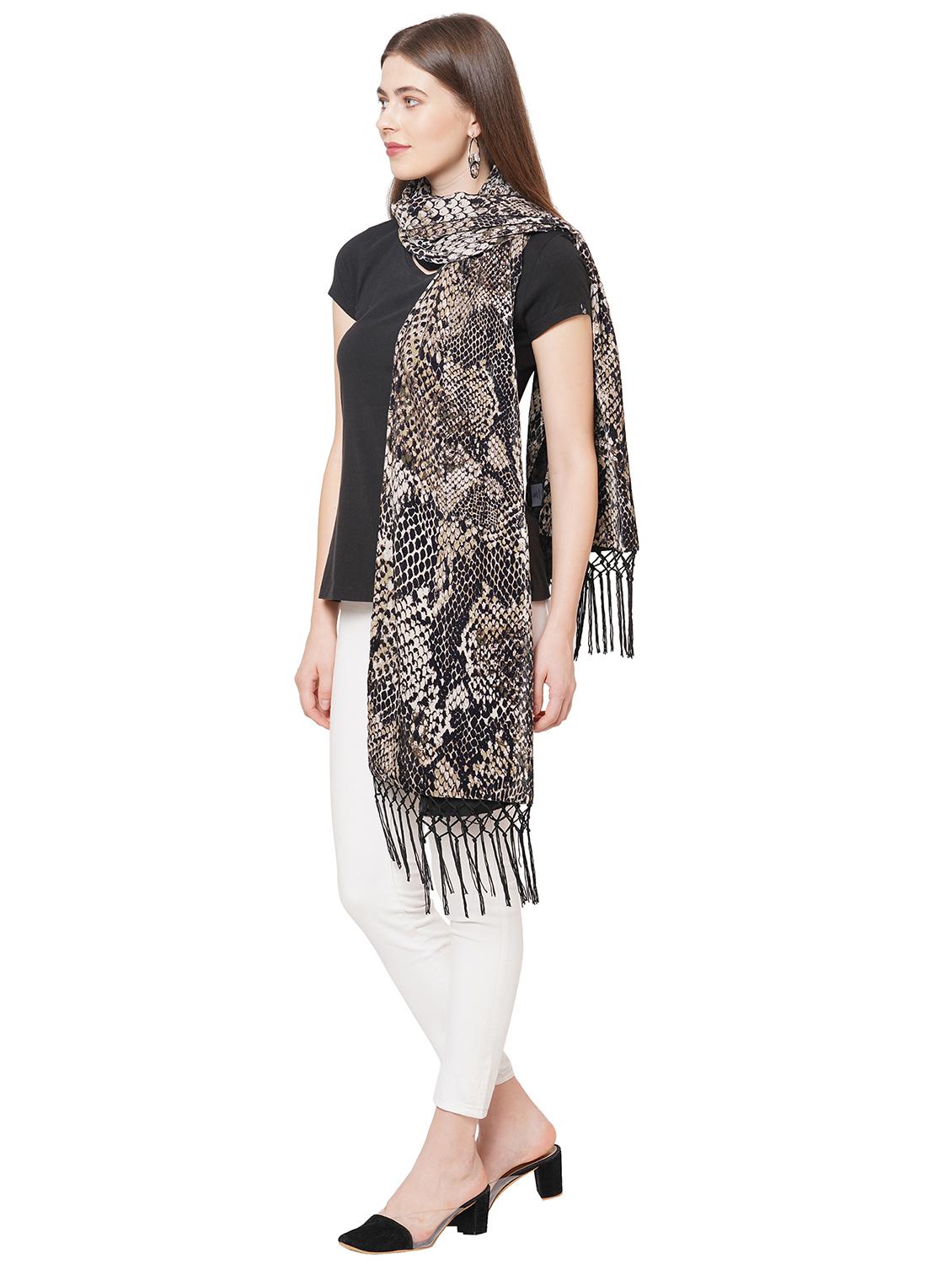 women printed everyday wrap scarf - 21631521 - Standard Image - 2