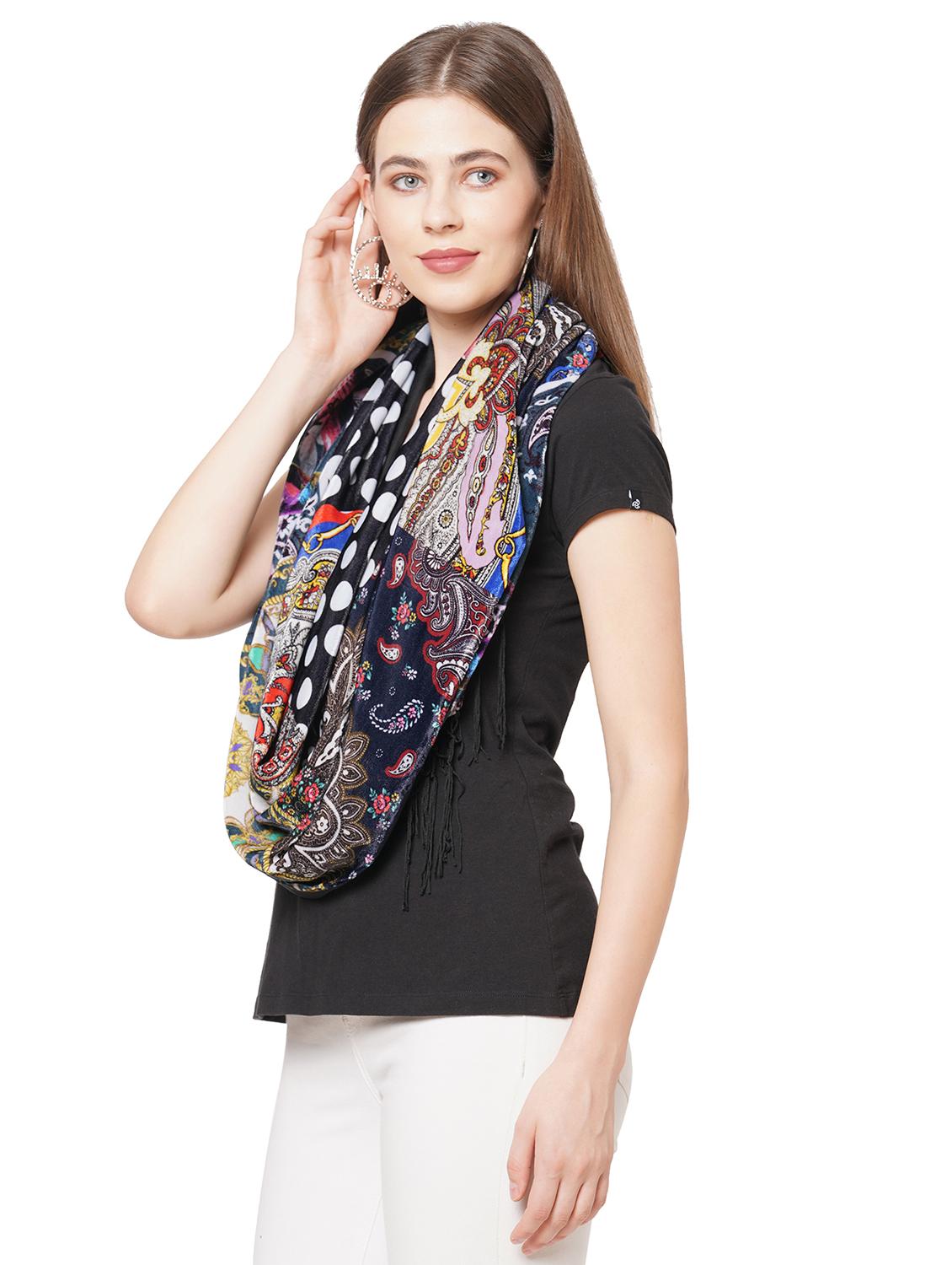 women printed everyday wrap scarf - 21631524 - Standard Image - 2