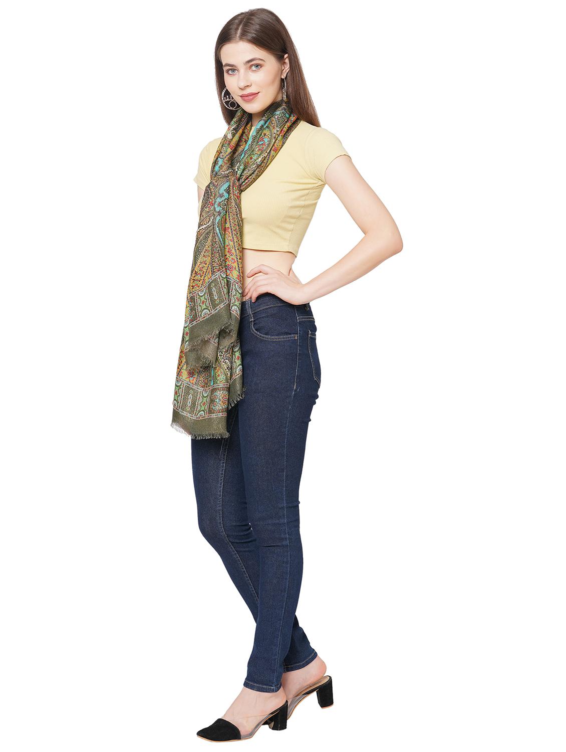 women printed everyday wrap scarf - 21631525 - Standard Image - 2