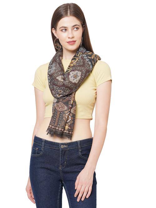 women printed everyday wrap scarf - 21631526 - Standard Image - 0