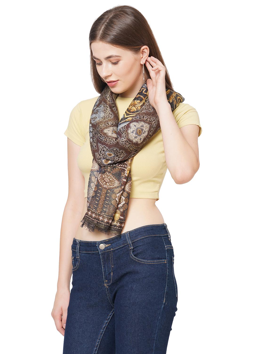 women printed everyday wrap scarf - 21631526 - Standard Image - 2