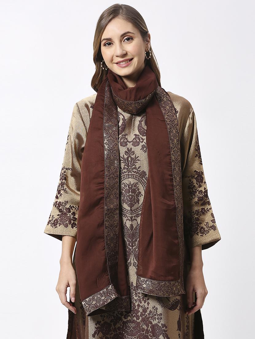 women plain lace bordered dupatta  - 21631552 -  Zoom Image - 0