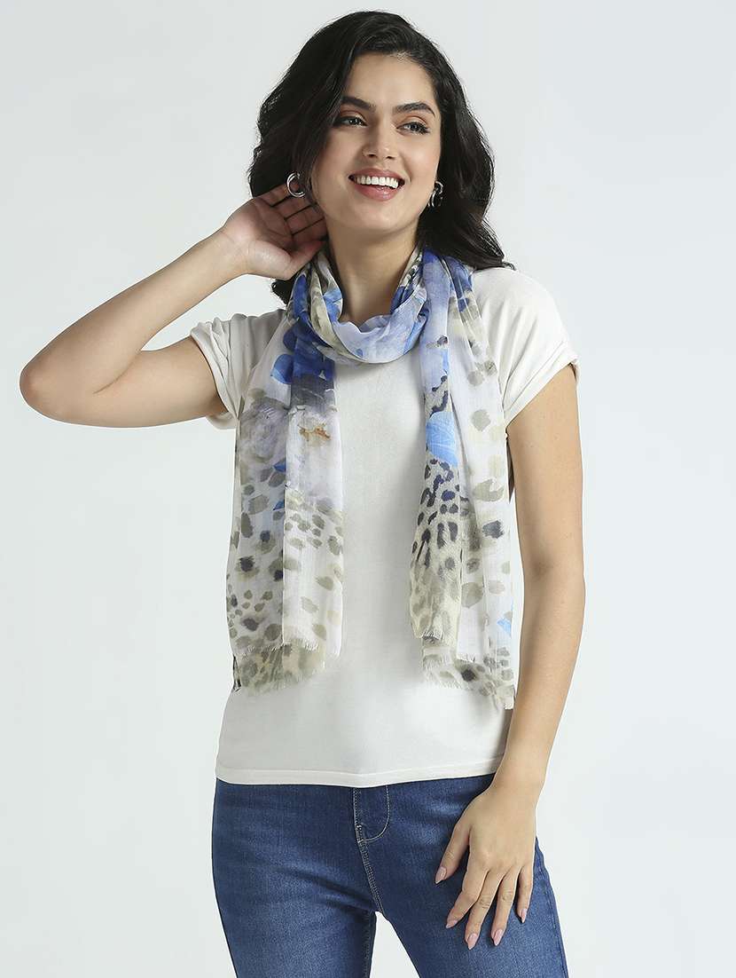 women printed everyday wrap scarf