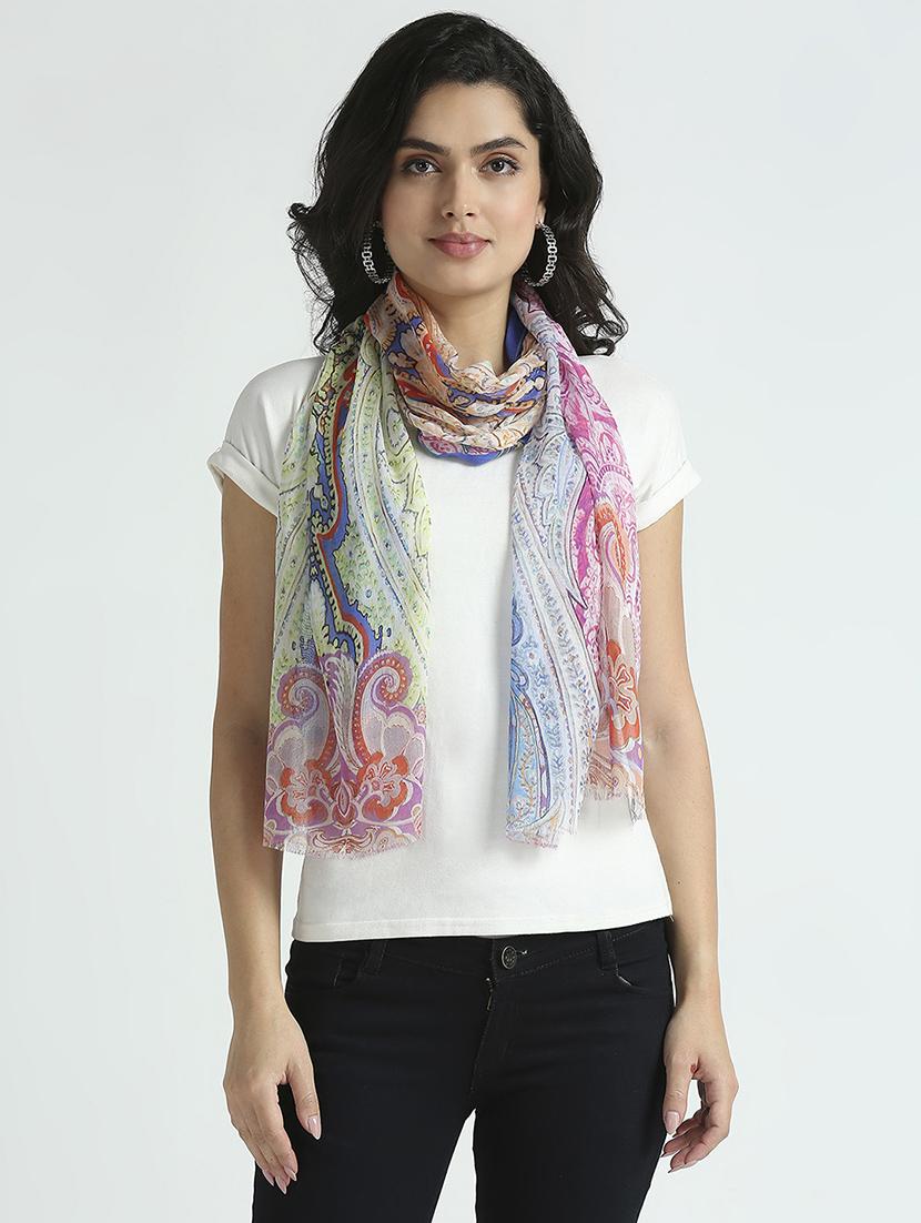 women printed everyday wrap scarf - 21631563 -  Zoom Image - 0