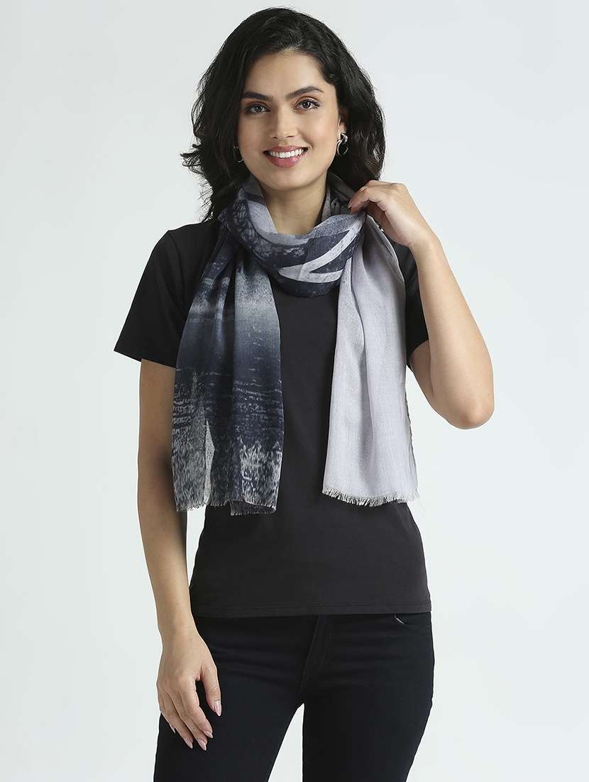 women printed everyday wrap scarf