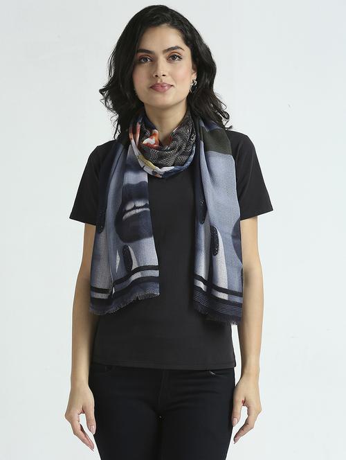 women printed everyday wrap scarf - 21631569 - Standard Image - 0