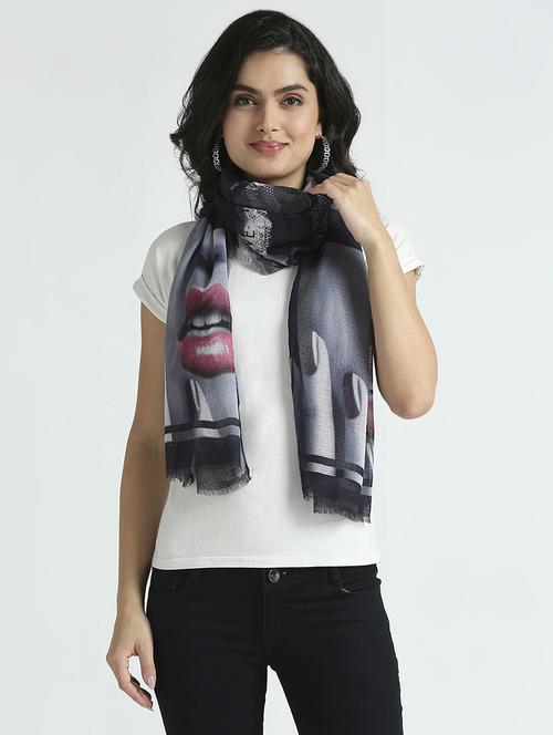 women printed everyday wrap scarf - 21631570 - Standard Image - 0