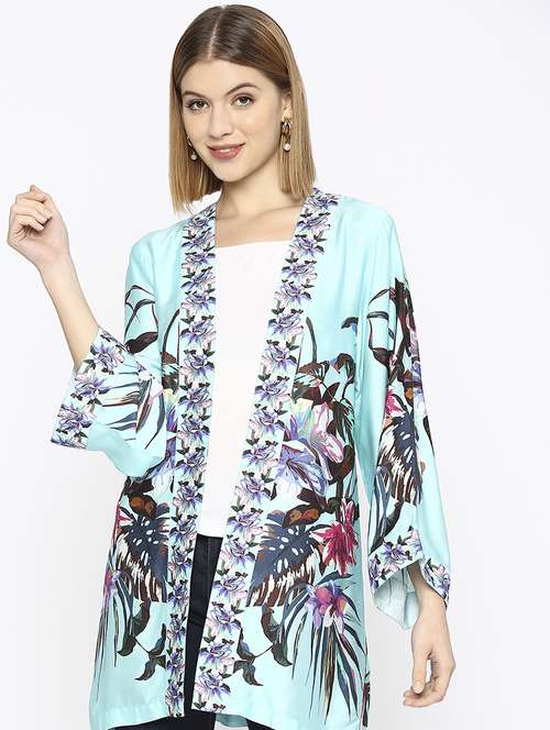women printed regular shrug - 21631649 - Standard Image - 0