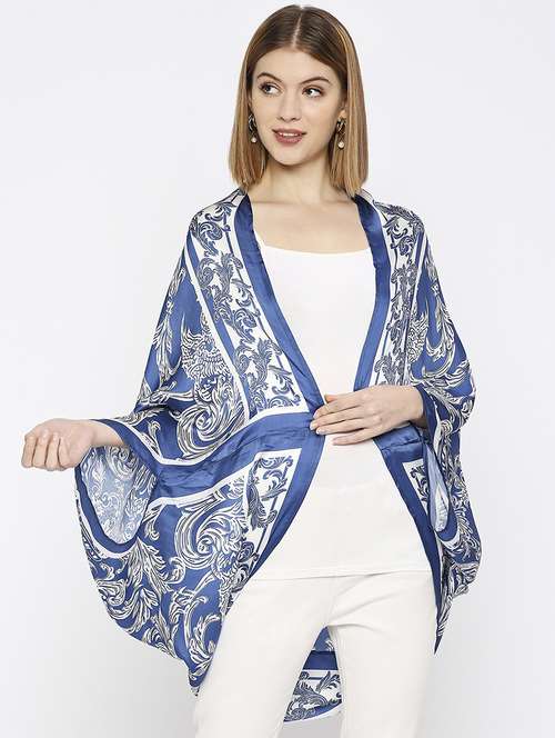 women printed regular shrug - 21631652 -  Standard Image - 0