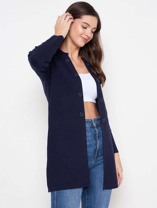 women solid wool long shrug - 21631877 -  Standard Image - 0