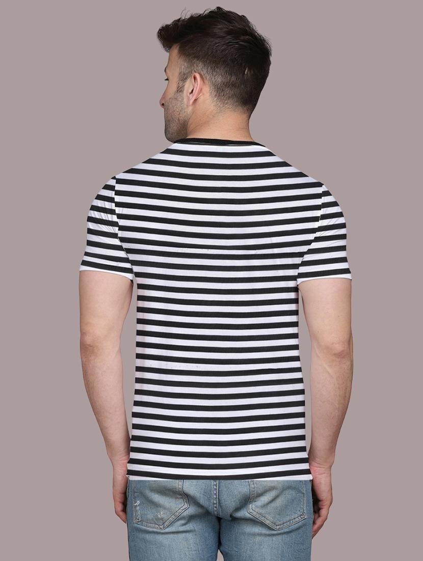 men slim fit striped short sleeve t-shirt - 21631910 - Standard Image - 2