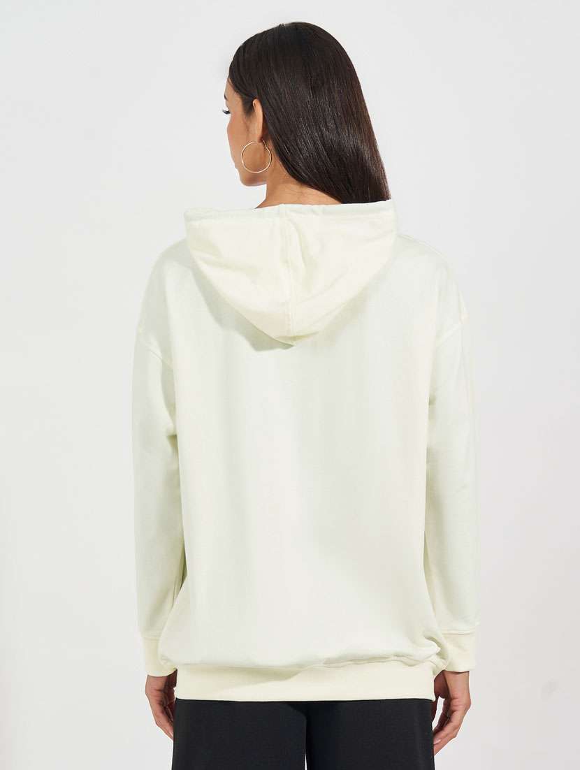 women solid long sleeve sweatshirt - 21632048 - Standard Image - 2