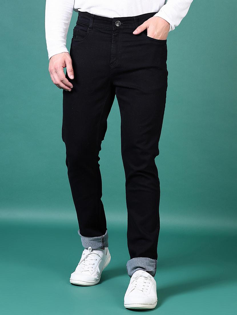 men solid mid rise denim jeans - 21632843 -  Zoom Image - 0