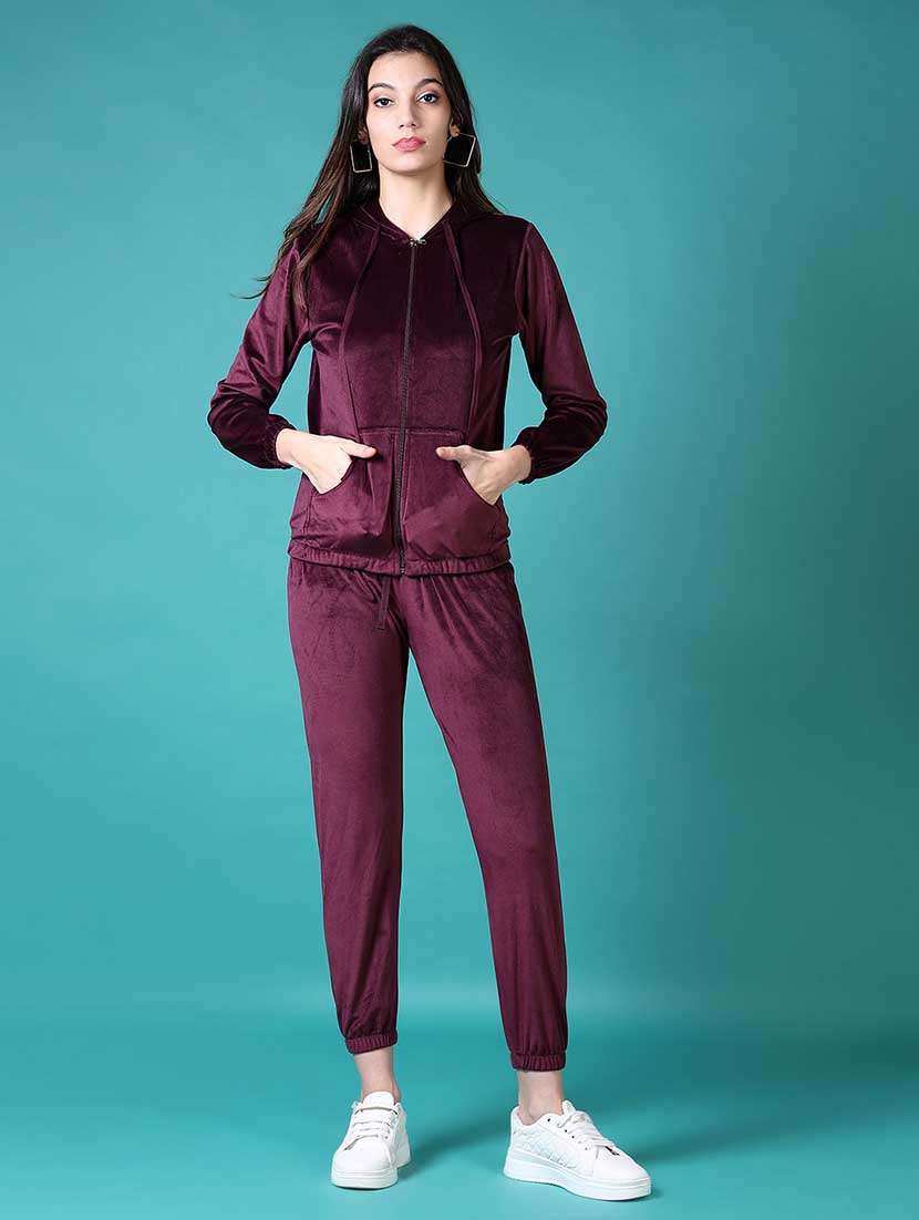 women solid winter wear co-ord set - 21632845 -  Standard Image - 2