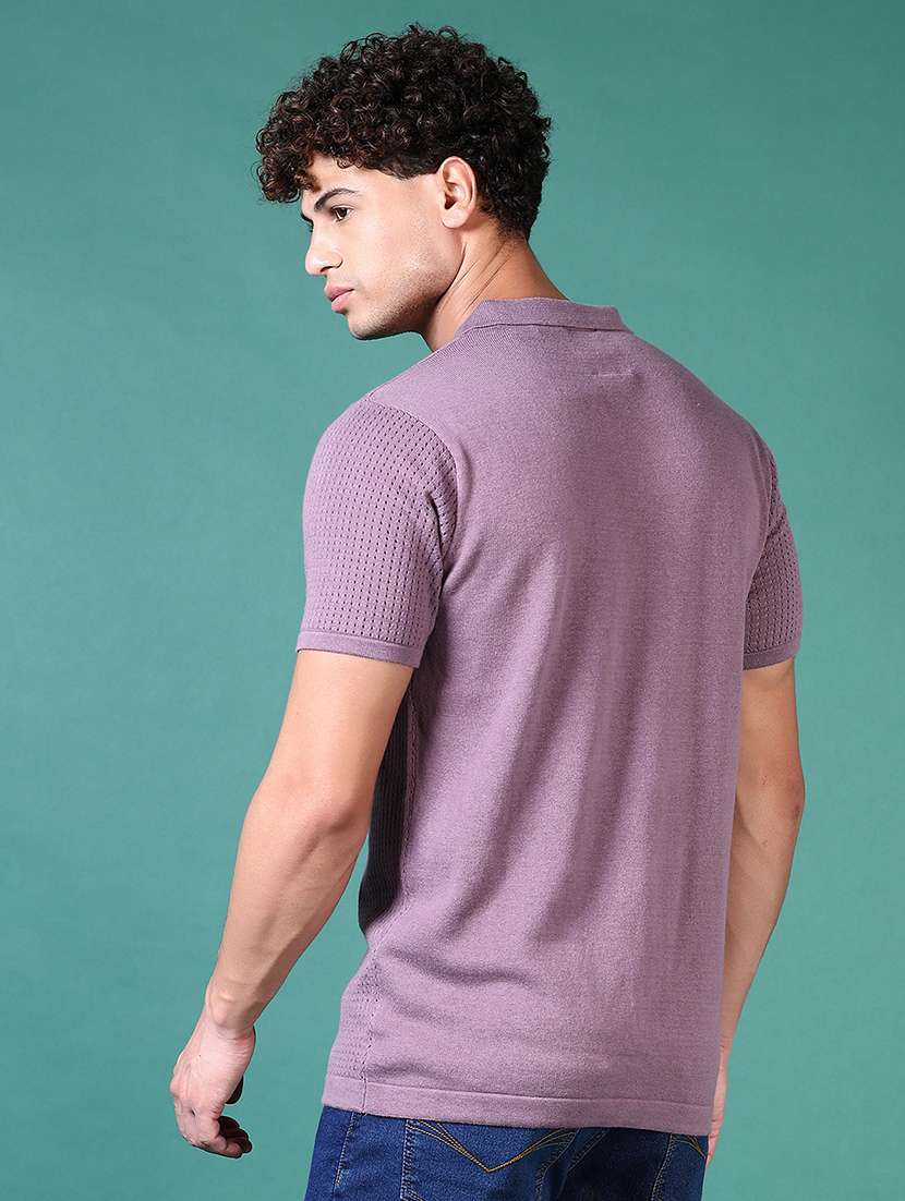 men self design short sleeve polo t-shirt - 21632871 -  Standard Image - 2