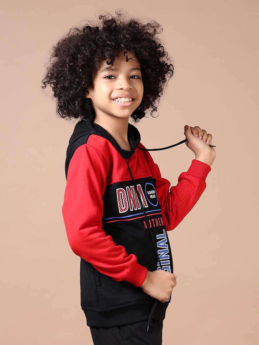 boys color block long sleeve sweatshirt - 21632929 -  Standard Image - 2