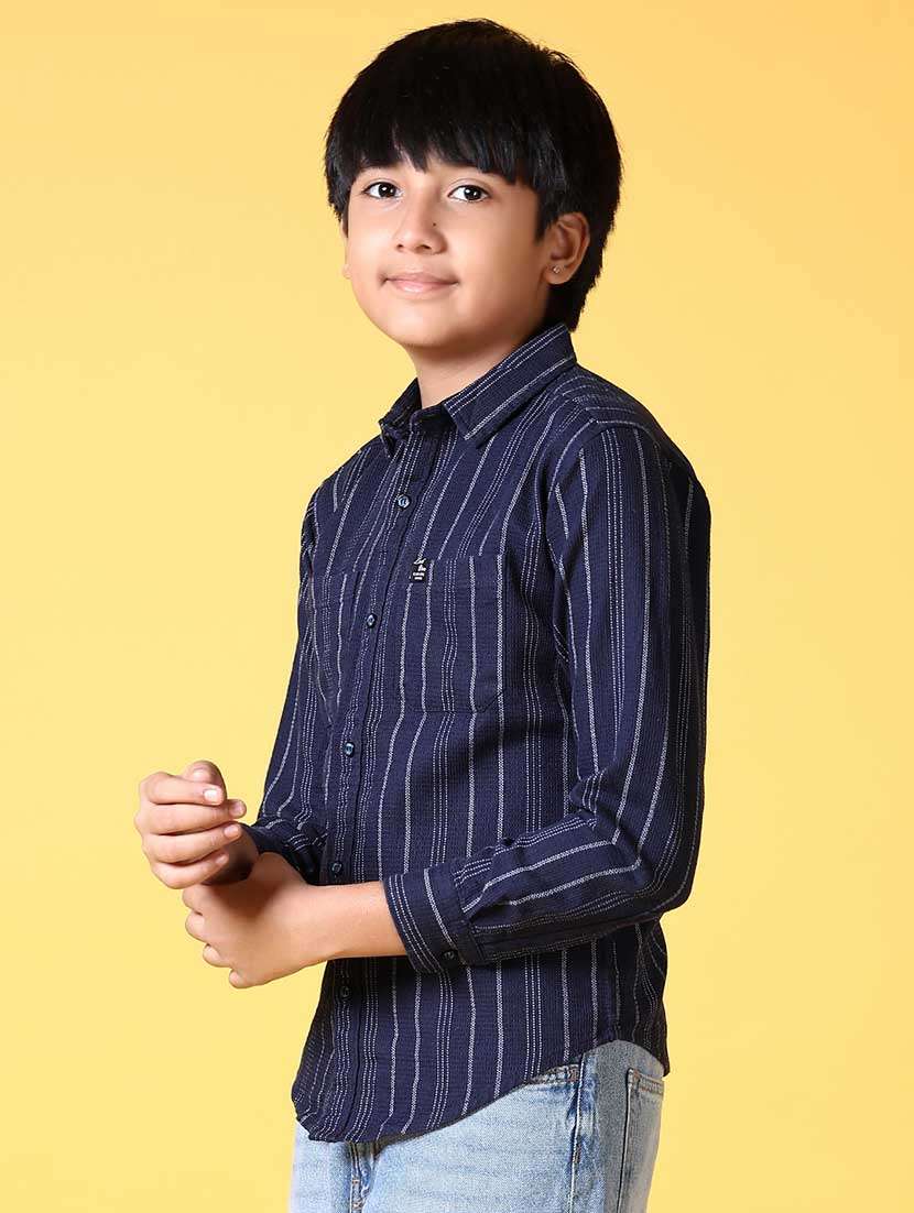 boys long sleeves striped shirt - 21633375 -  Standard Image - 2