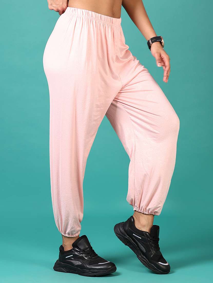 women solid mid rise jogger - 21633382 -  Standard Image - 2