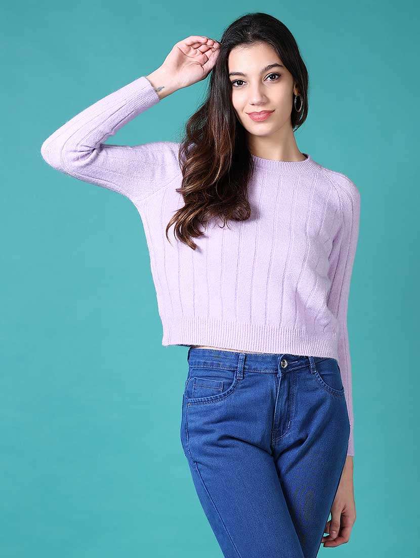 women self designed long sleeves pullover