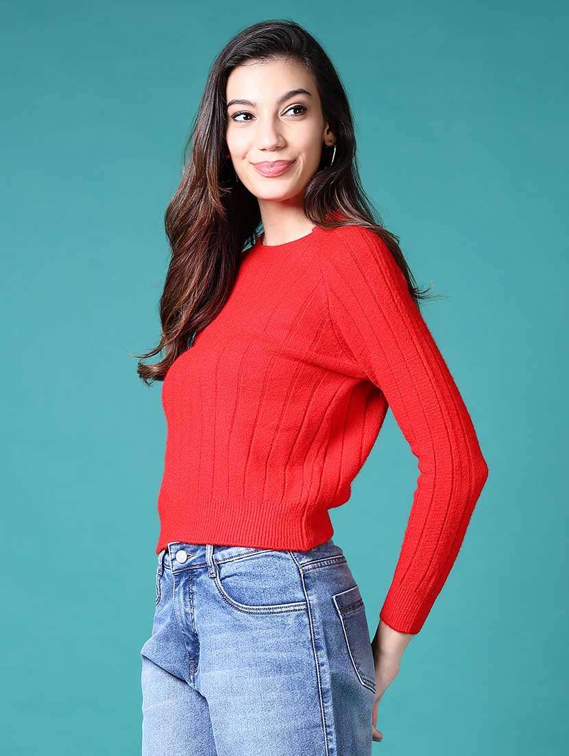 women self designed long sleeves pullover - 21633407 -  Standard Image - 2