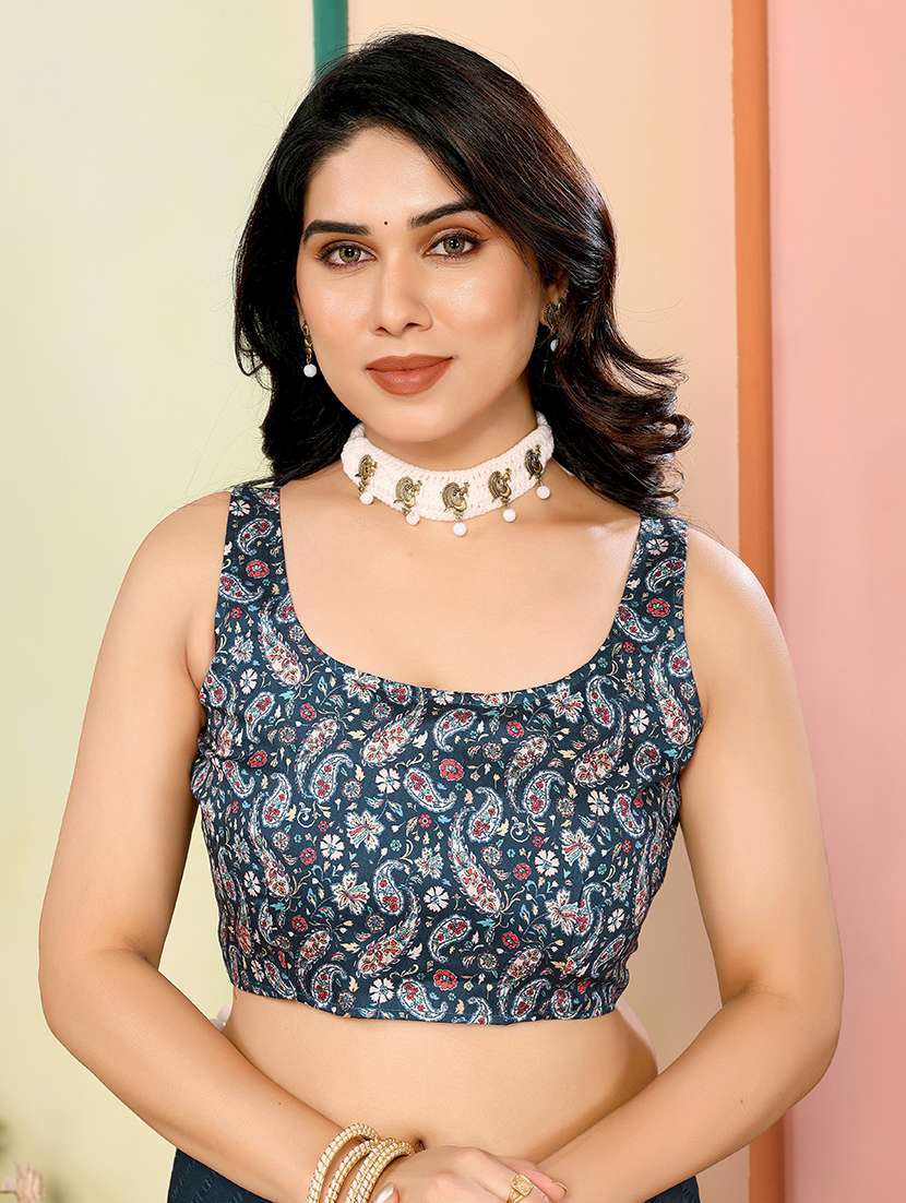 women self design plain saree with blouse - 21634129 -  Standard Image - 2