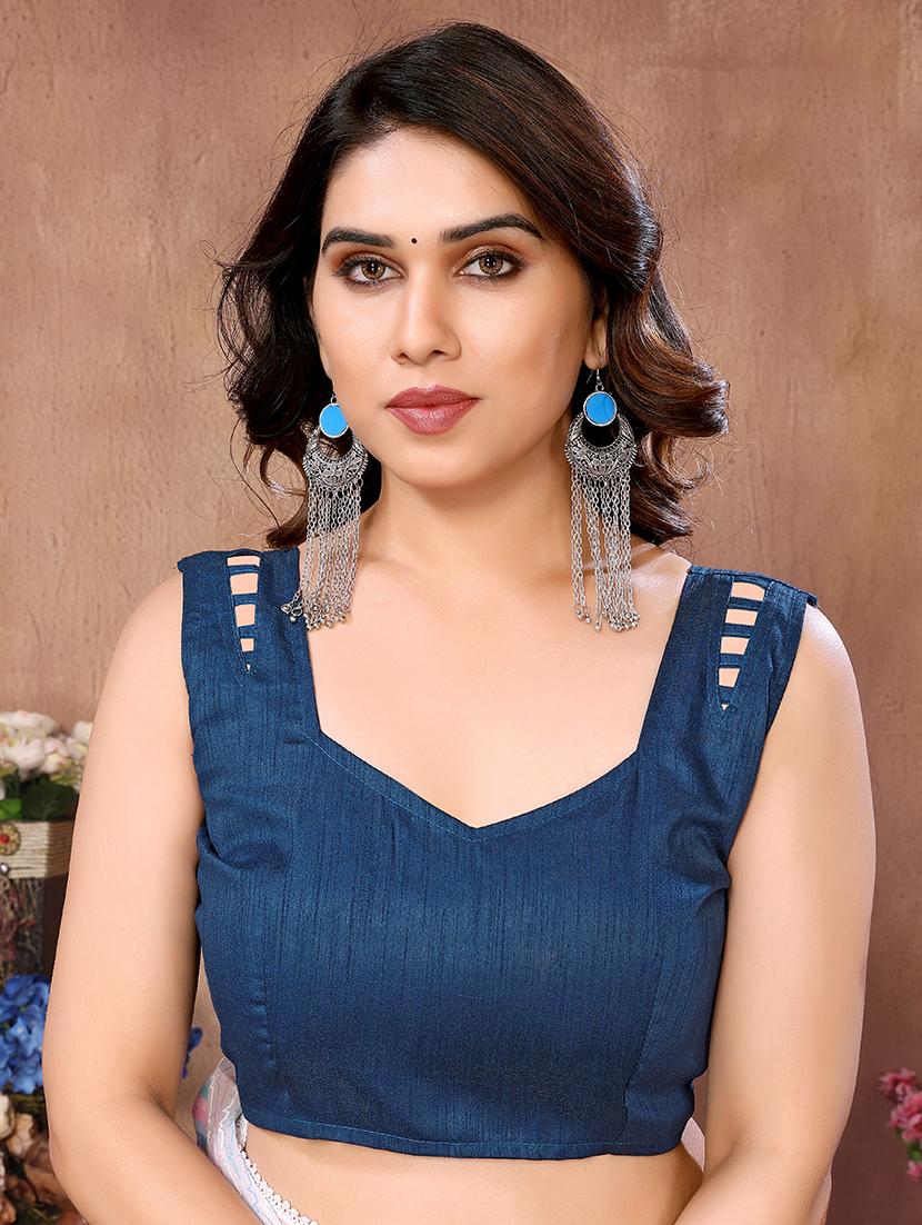 women printed ready to wear saree with blouse - 21634168 - Standard Image - 2