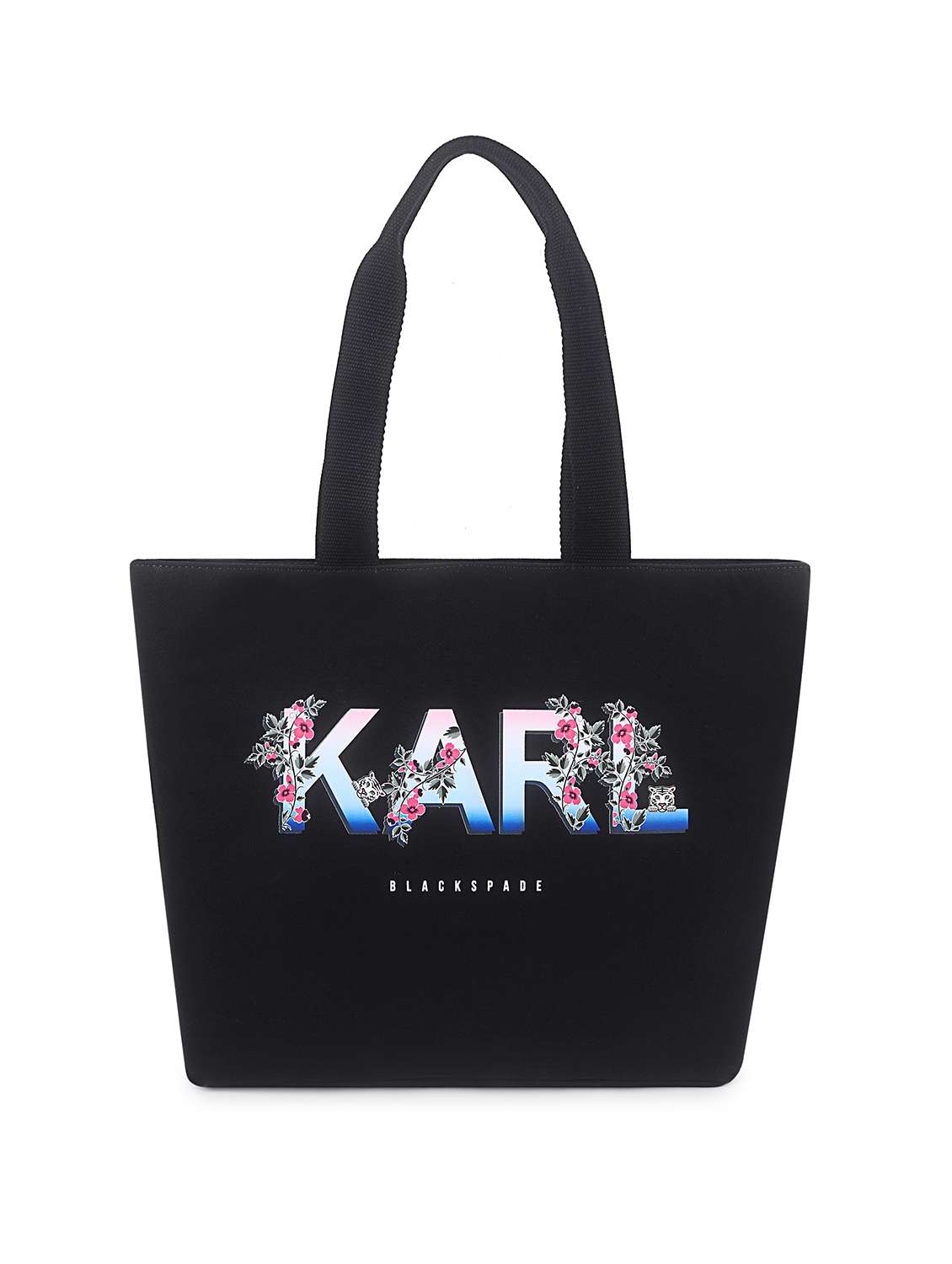 women typography structured tote 