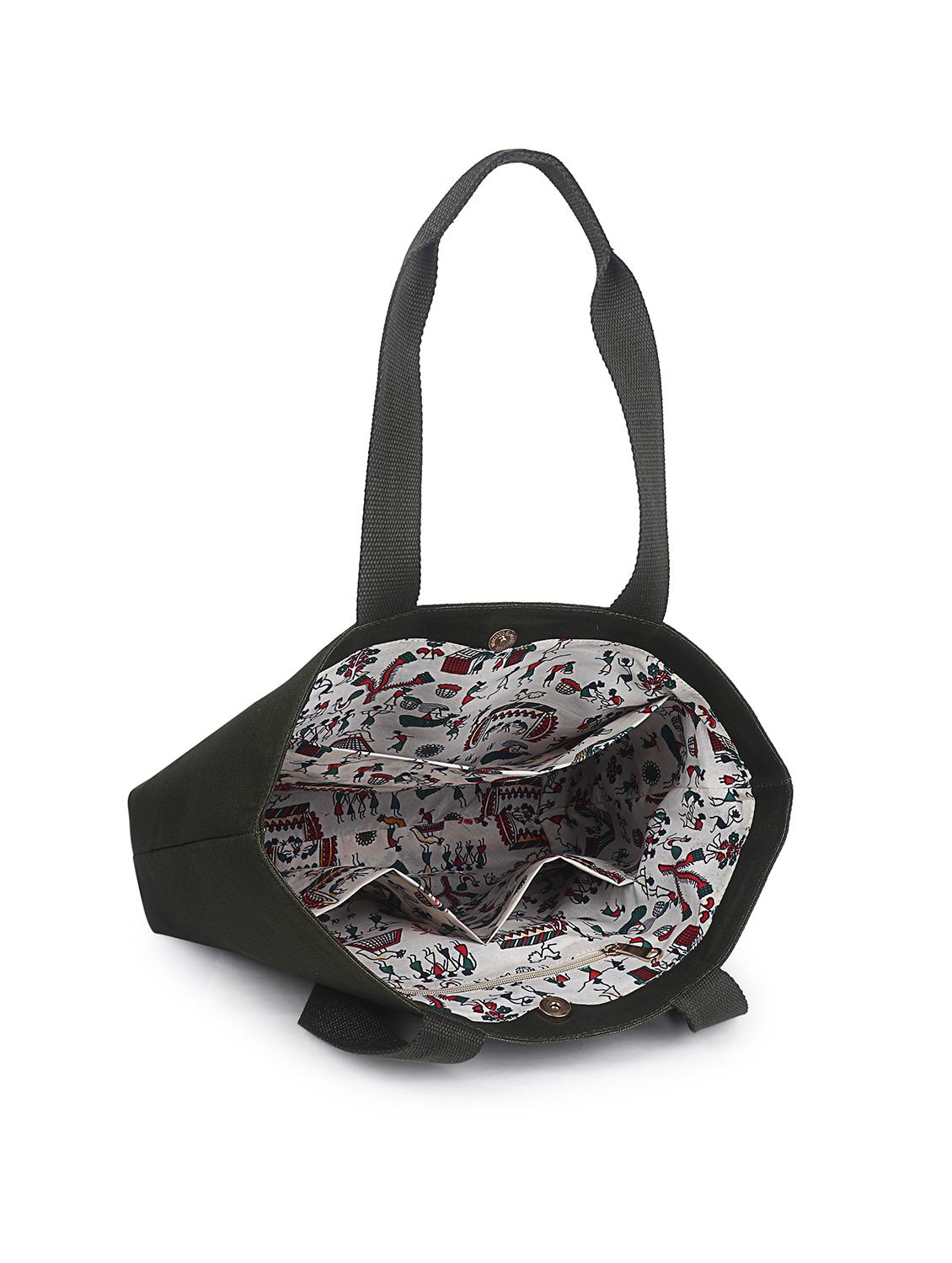 women typography structured tote - 21634678 - Standard Image - 2