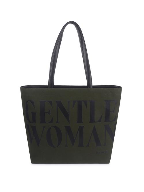women typography structured tote - 21634682 - Standard Image - 0