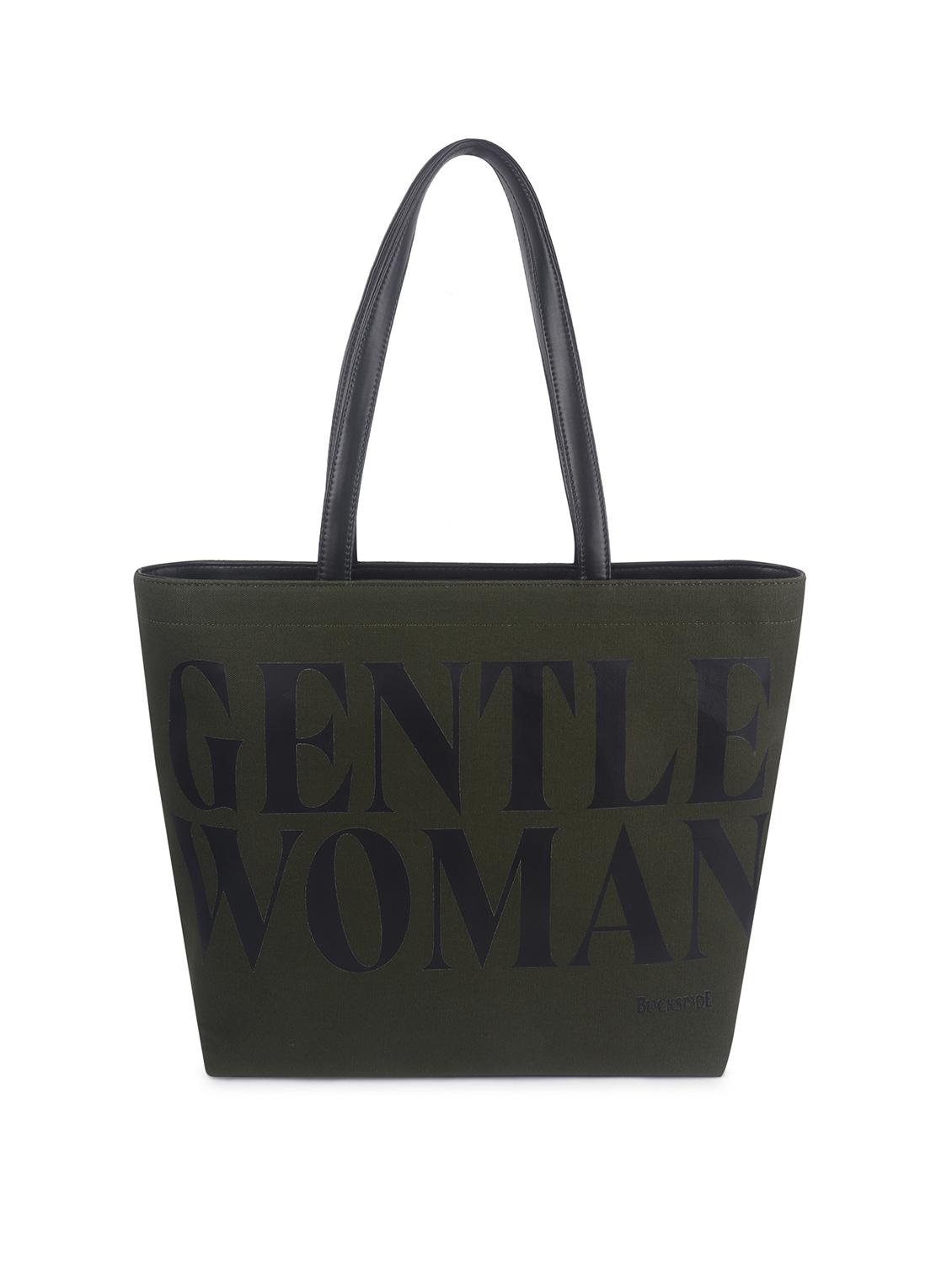 women typography structured tote - 21634682 - Zoom Image - 0