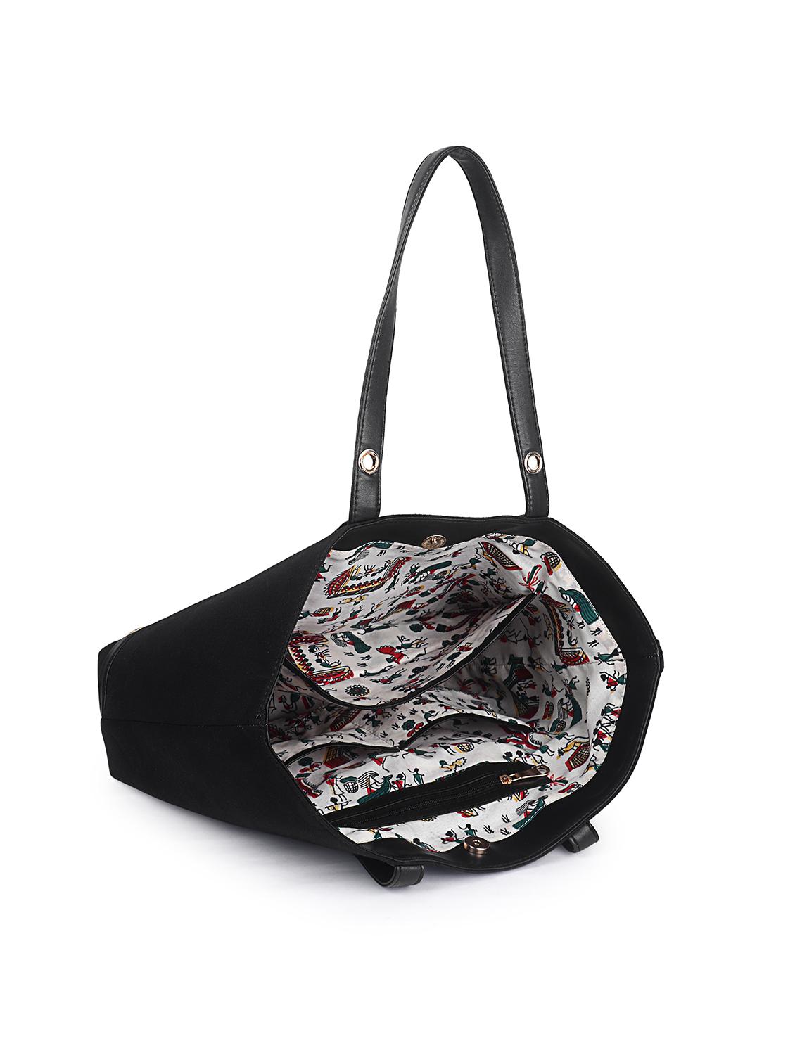 women solid structured tote - 21634684 - Standard Image - 2
