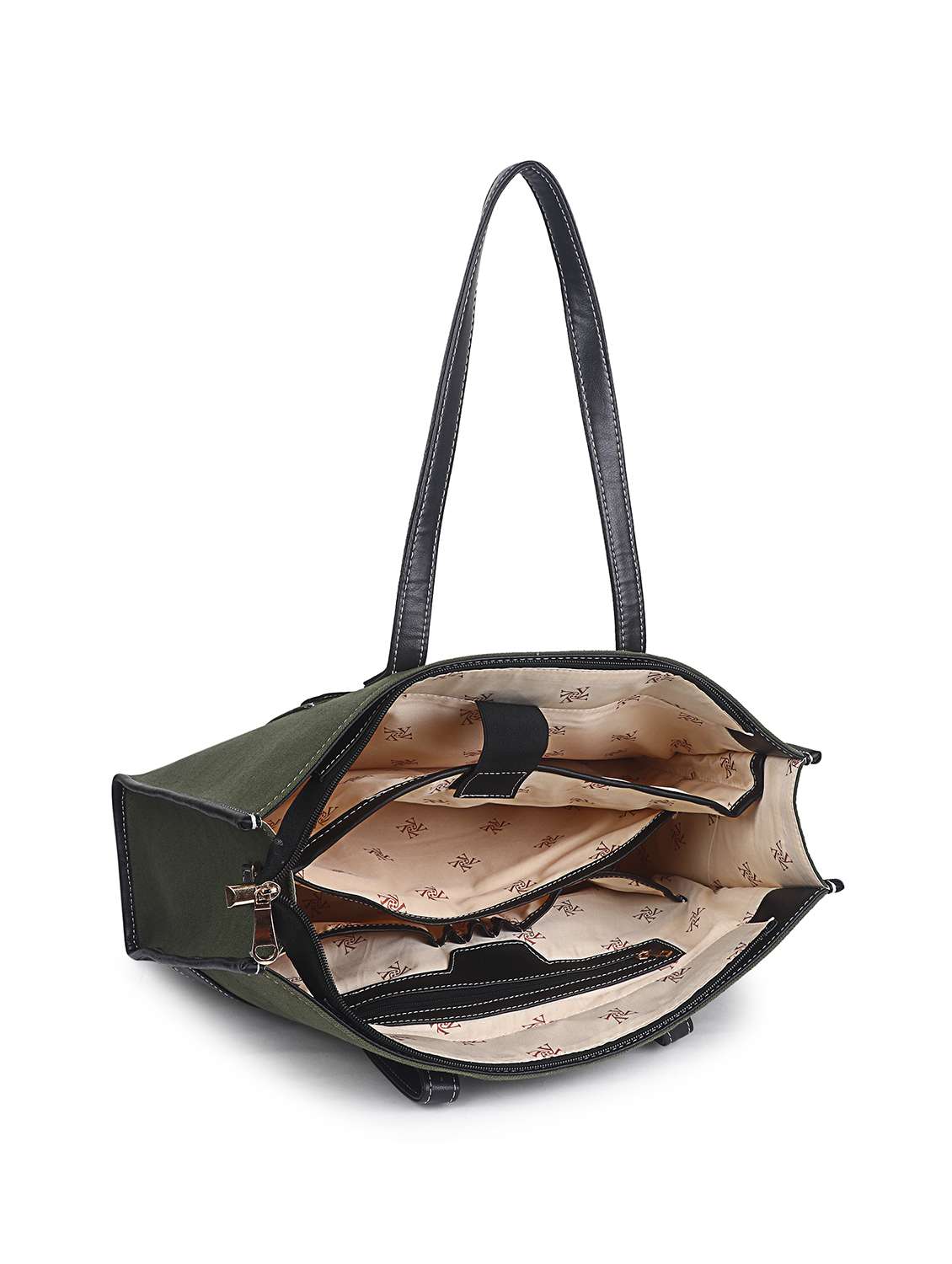 women green leatherette (pu) structured tote - 21634699 -  Standard Image - 2