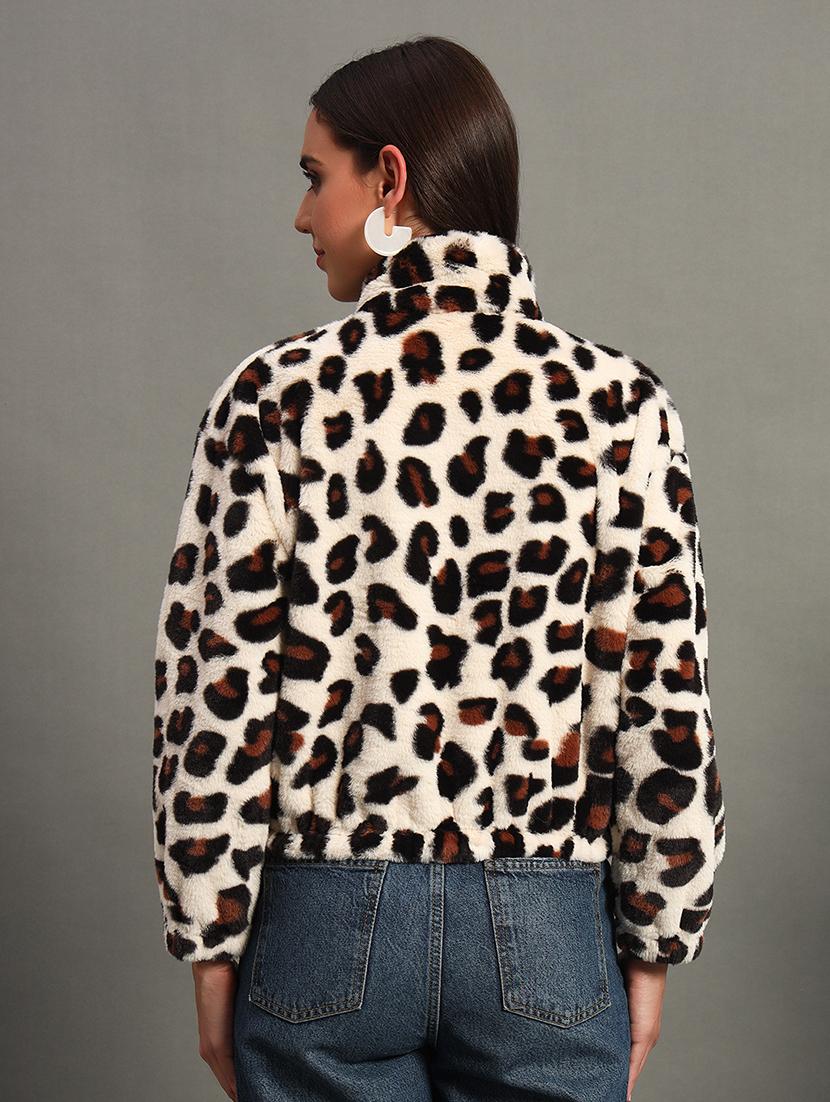 women long sleeves animal print sweatshirt - 21635065 - Standard Image - 2
