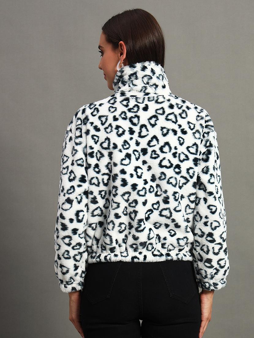 women camouflage print high neck sweatshirt - 21635070 - Standard Image - 2