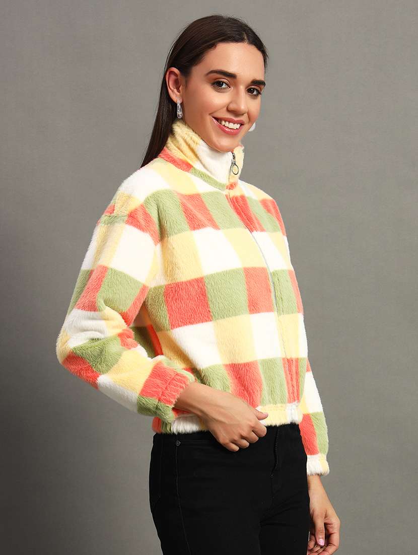 women long sleeves color block sweatshirt