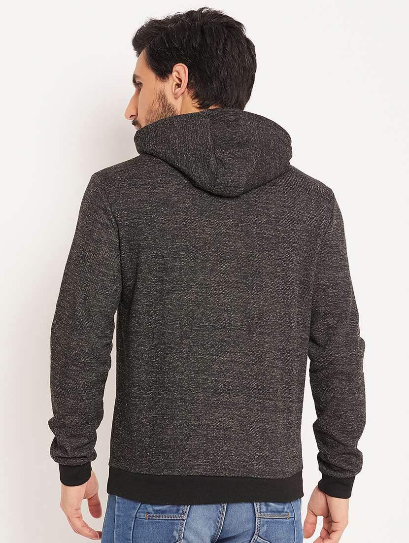 men long sleeve regular fit hooded sweatshirt - 21635082 -  Standard Image - 2