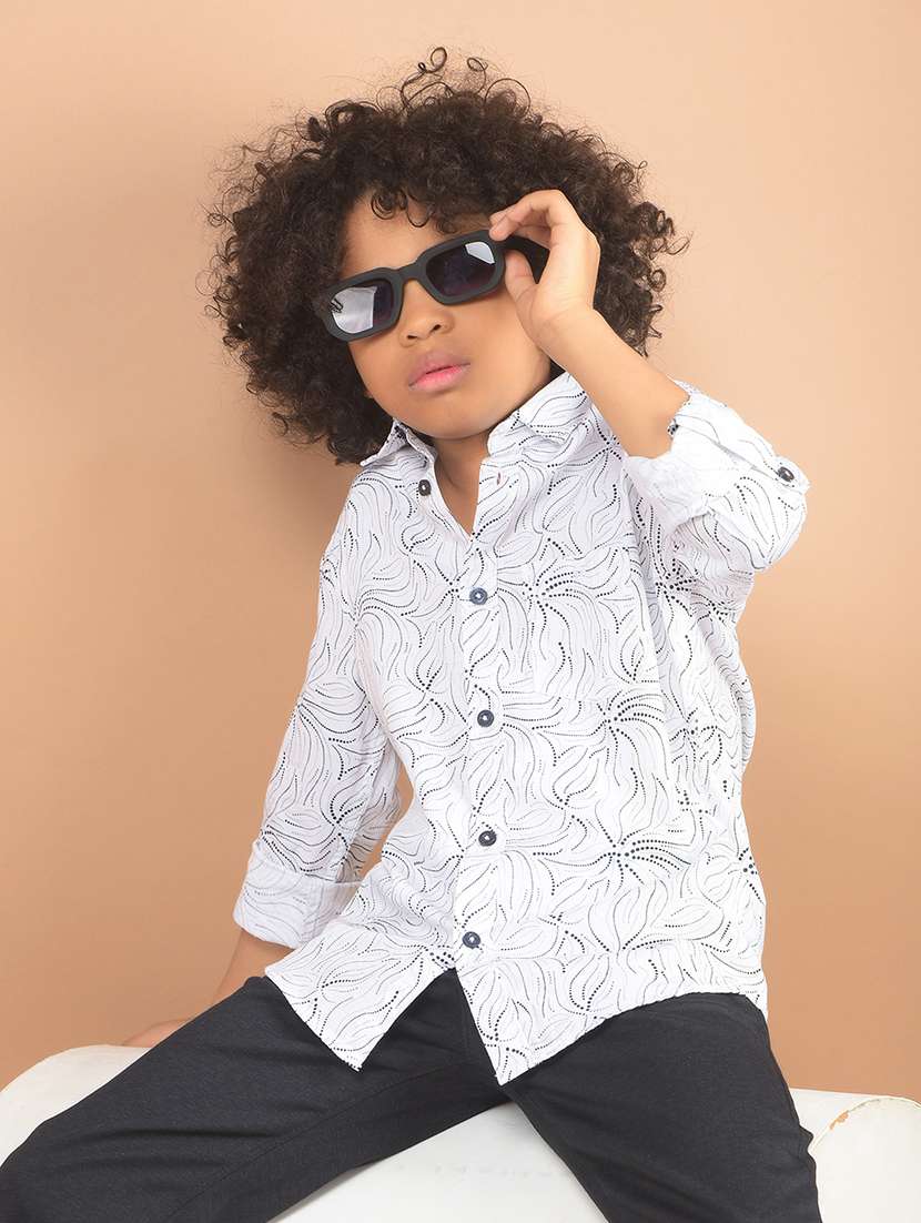 boys solid long sleeve shirt - 21635457 -  Standard Image - 2