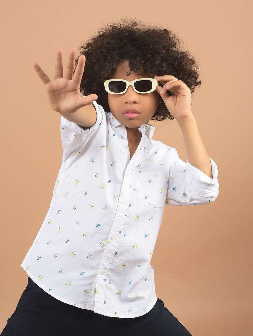 boys printed long sleeve shirt - 21635460 -  Standard Image - 2